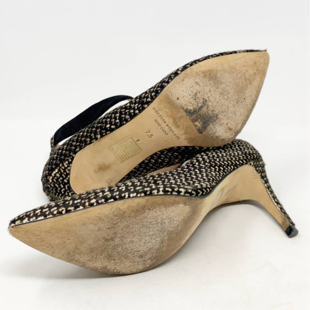 Sigerson Morrison Sanney Pony Heel Size 7.5 - Picture 4 of 8
